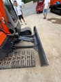 2023 Hitachi ZX55 mini excavator front blade view