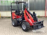 2024 Schäffer 2028-2 mini excavator, three-quarter front view