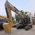2024 Caterpillar 330D2L crawler excavator, front three-quarter view