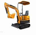 2022 Vemac XN08 mini excavator, three-quarter view