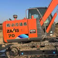 2022 Hitachi Zaxis 70 mini excavator side view