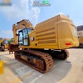 2022 Caterpillar 352 crawler excavator, rear three-quarter view