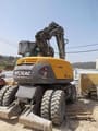 2013 Mecalac 714 MW wheel excavator, rear view