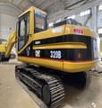 2008 Caterpillar 320B crawler excavator, rear three-quarter view