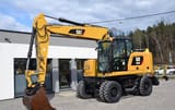 2020 Caterpillar M316F wheel excavator, side view