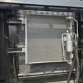 2022 Volvo EC210D crawler excavator radiator and cooling system detail