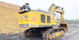 2021 XCMG XE690DK crawler excavator, rear three-quarter view