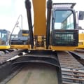 2023 Caterpillar 330D crawler excavator, front view of cab and boom