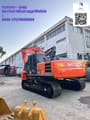 2022 Hitachi Zaxis 210HG crawler excavator, rear three-quarter view