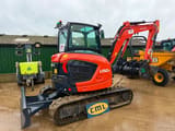 2025 Kubota U50-5 mini excavator, side view