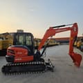 2023 Kubota KX165 mini excavator, side view