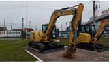 2019 Caterpillar 308E2CR crawler excavator, front three-quarter view