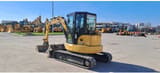 2021 Caterpillar 305E2 crawler excavator, rear three-quarter view