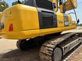 2022 Komatsu PC400-8 crawler excavator rear three-quarter view