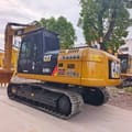 2024 Caterpillar 320D2L crawler excavator, rear three-quarter view