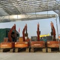 2008 Hitachi EX60-5 mini excavators, rear view