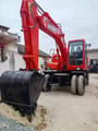 Doosan 150W-7 Wheel Excavator, front three-quarter view