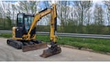 2022 Caterpillar 303.5 crawler excavator, side view
