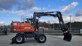2017 Atlas 160W wheel excavator, side view