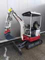 2017 Takeuchi TB215R mini excavator, side view