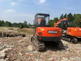 2022 Doosan DH55 mini excavator rear view