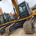 2024 Caterpillar 325D crawler excavator, front three-quarter view
