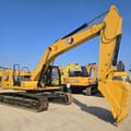 2021 Caterpillar 336GC excavator, side profile view