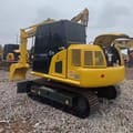 2023 Komatsu PC70-8 mini excavator, rear three-quarter view
