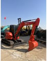 2024 Kubota U55-4 mini excavator, side view