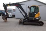 2015 Volvo ECR88D crawler excavator, side view