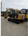 2020 Caterpillar 312D2 crawler excavator, rear three-quarter view