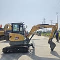 2025 Sany SY35U mini excavator, side profile view