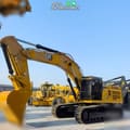 2019 Caterpillar 349D2 crawler excavator, side profile view