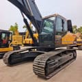 2025 Hyundai R330LC-9S crawler excavator, front three-quarter view