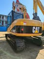 2011 Caterpillar 312C crawler excavator rear three-quarter view