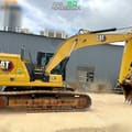 2023 Caterpillar 320 crawler excavator, side view