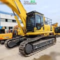 2019 Komatsu PC450-8 crawler excavator, side view