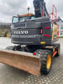 2021 Volvo EWR 130 E wheel excavator, rear view
