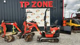 2018 Kubota K008-3 mini excavator, side profile view