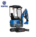 2026 Rippa R10-6 ECO mini excavator, rear three-quarter view
