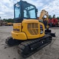 2015 Komatsu PC-55MR crawler excavator, rear three-quarter view