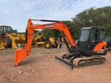 2018 Doosan DX55-9C excavator side view
