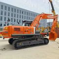 Hitachi Zaxis 240 crawler excavator, rear three-quarter view