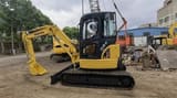 2020 Komatsu PC35 MR mini excavator, side view