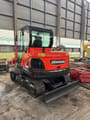2020 Doosan DX60-9C mini excavator, rear three-quarter view