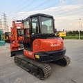 2023 Kubota KX165 mini excavator, front three-quarter view