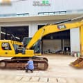 2018 Caterpillar 320GC crawler excavator, side profile view