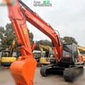 2017 Hitachi ZX210 crawler excavator, front three-quarter view
