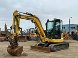 2017 Komatsu PC45 MR mini excavator, side view