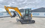 2026 Shantui SE58SR mini excavator, side profile view